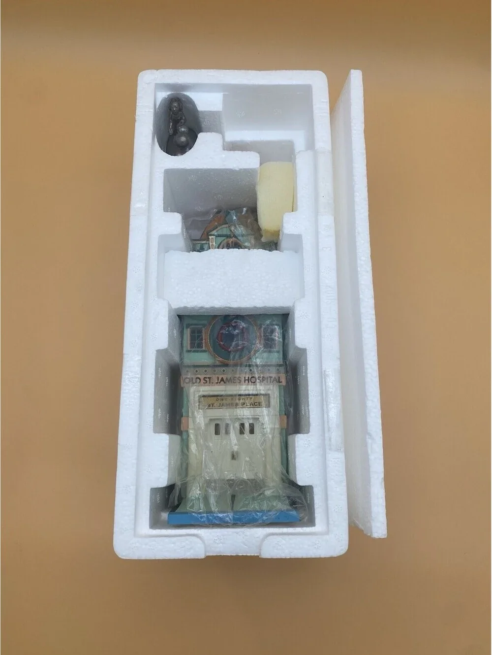 Department 56 Monopoly CityLights Old St. James Hospital One-Eighty St. James Pl